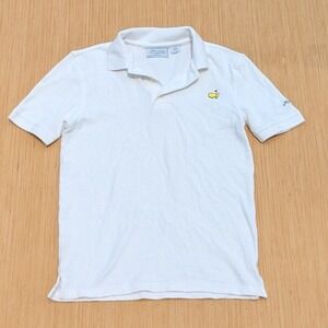 Masters Collection Golf Polo Shirt Augusta National‎ White Youth M (12/14)